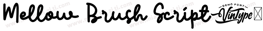 Mellow Brush Script字体转换